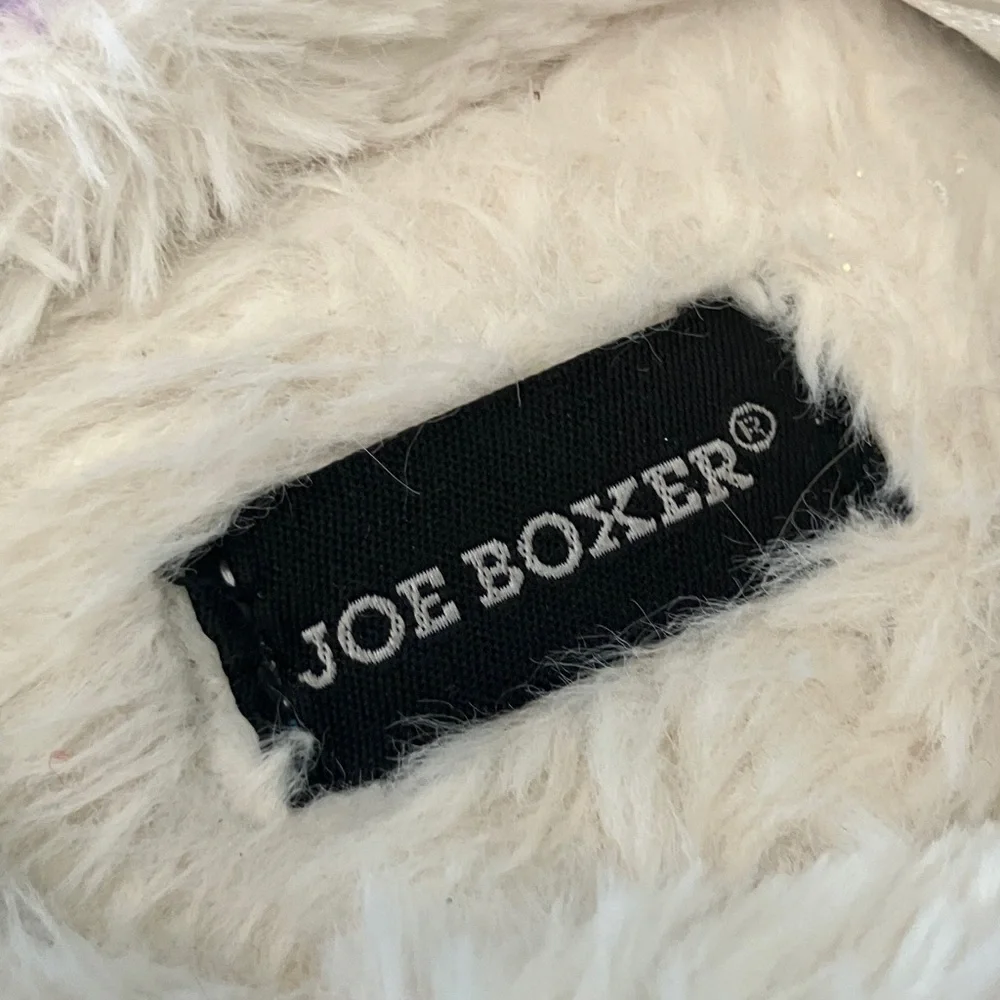 Joe Boxer Girl Purple Plush Clog Slippers | S 11-12